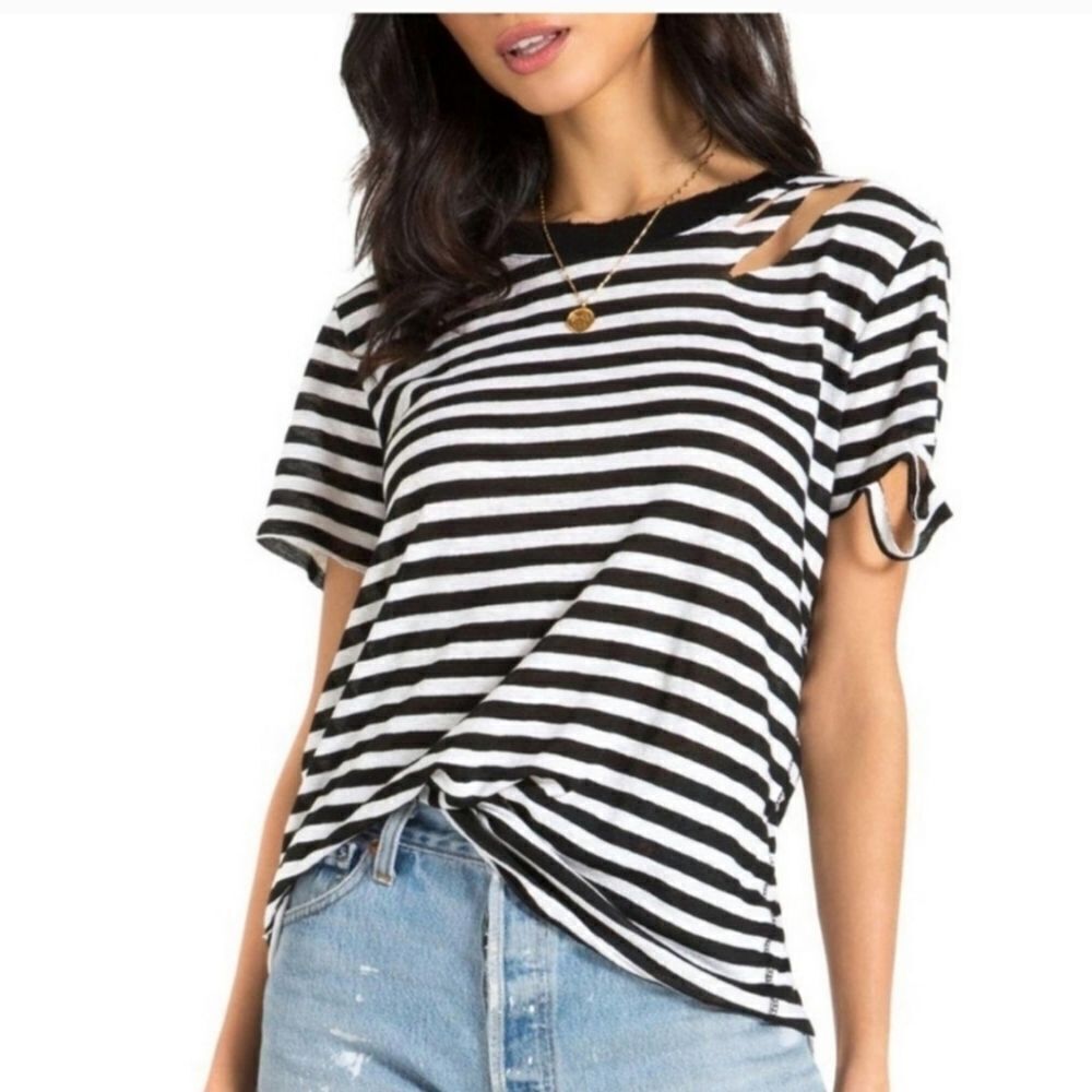 NWT N:Philanthropy Distressed Tee